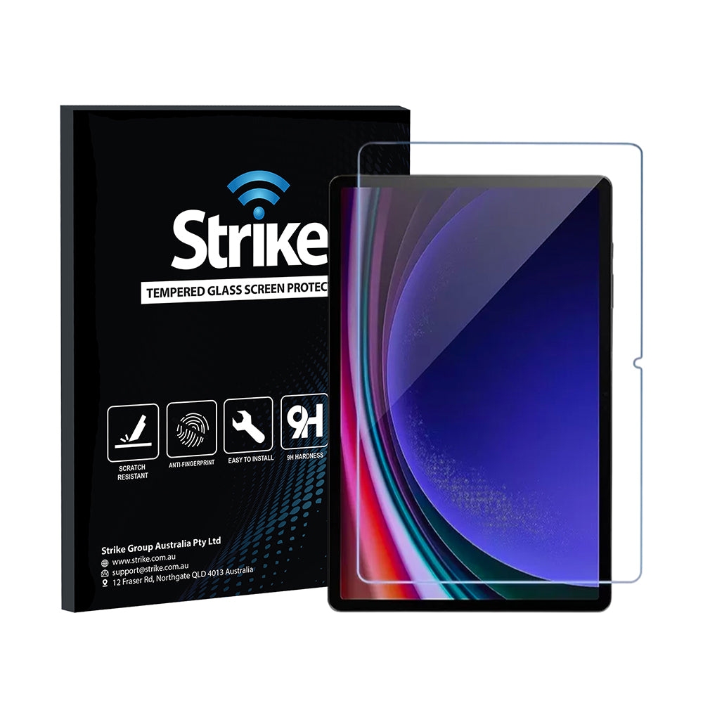 Strike Tempered Glass Screen Protector for Samsung Galaxy Tab S10 Lite/S10 FE/S9 FE/S9/S8/S7