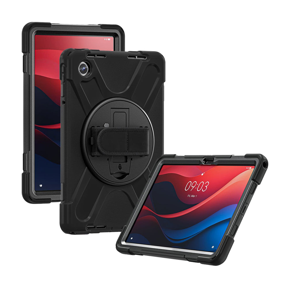 Strike Rugged Case with Hand Strap and Lanyard for Lenovo Idea Tab 11 & Smart Tab M11