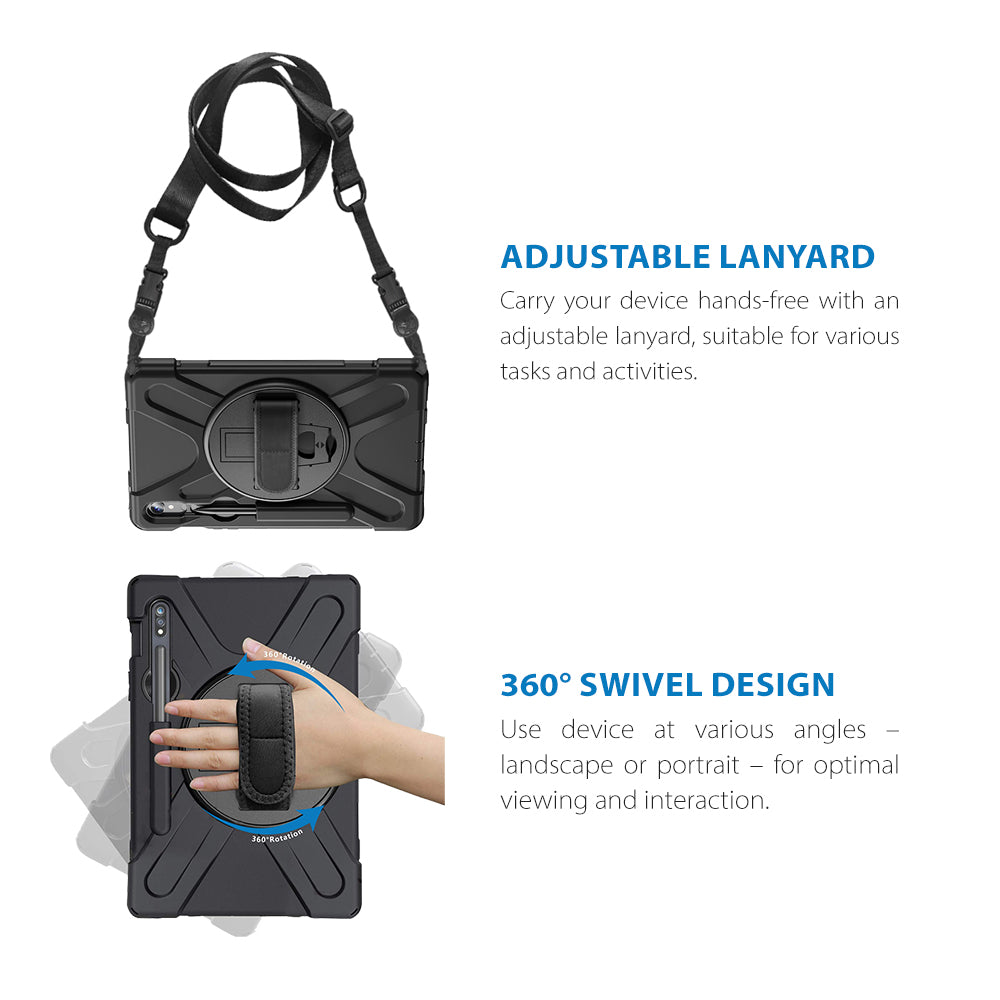 Strike Protector Case for Samsung Galaxy Tab S10 FE/S9 FE/S9/S8/S7