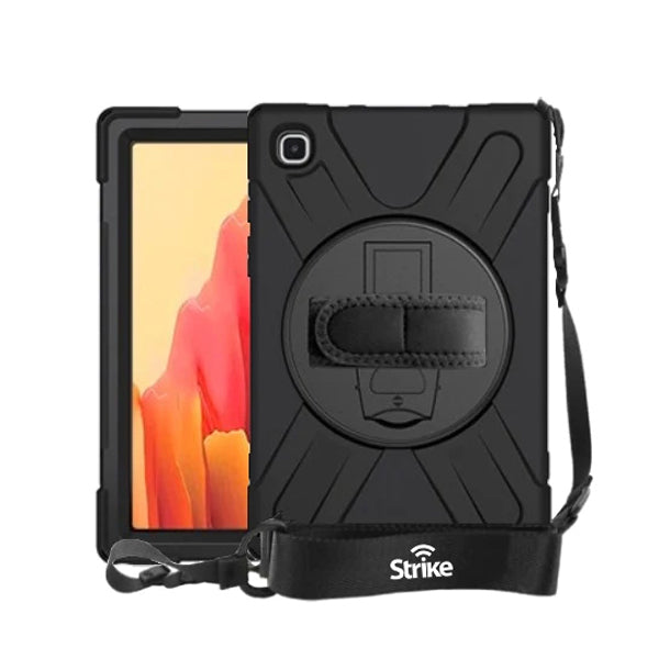 Strike Rugged Tablet Case with Hand Strap and Lanyard for Samsung Galaxy Tab A7 10.4"