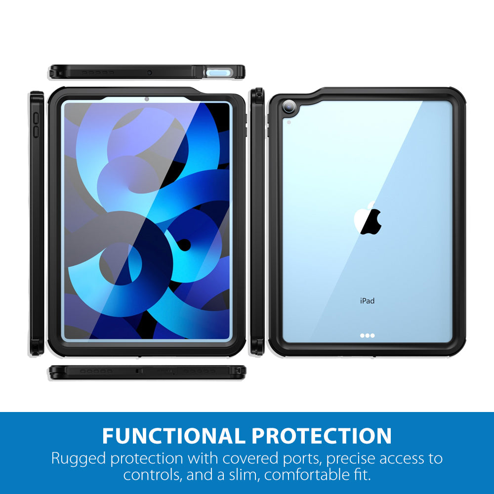 Strike Waterproof Case for Apple iPad Air 3 (Black)