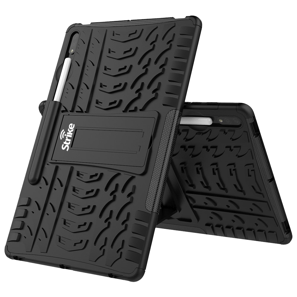 Strike Rugged Case for Samsung Galaxy Tab S9 FE+ (Black)