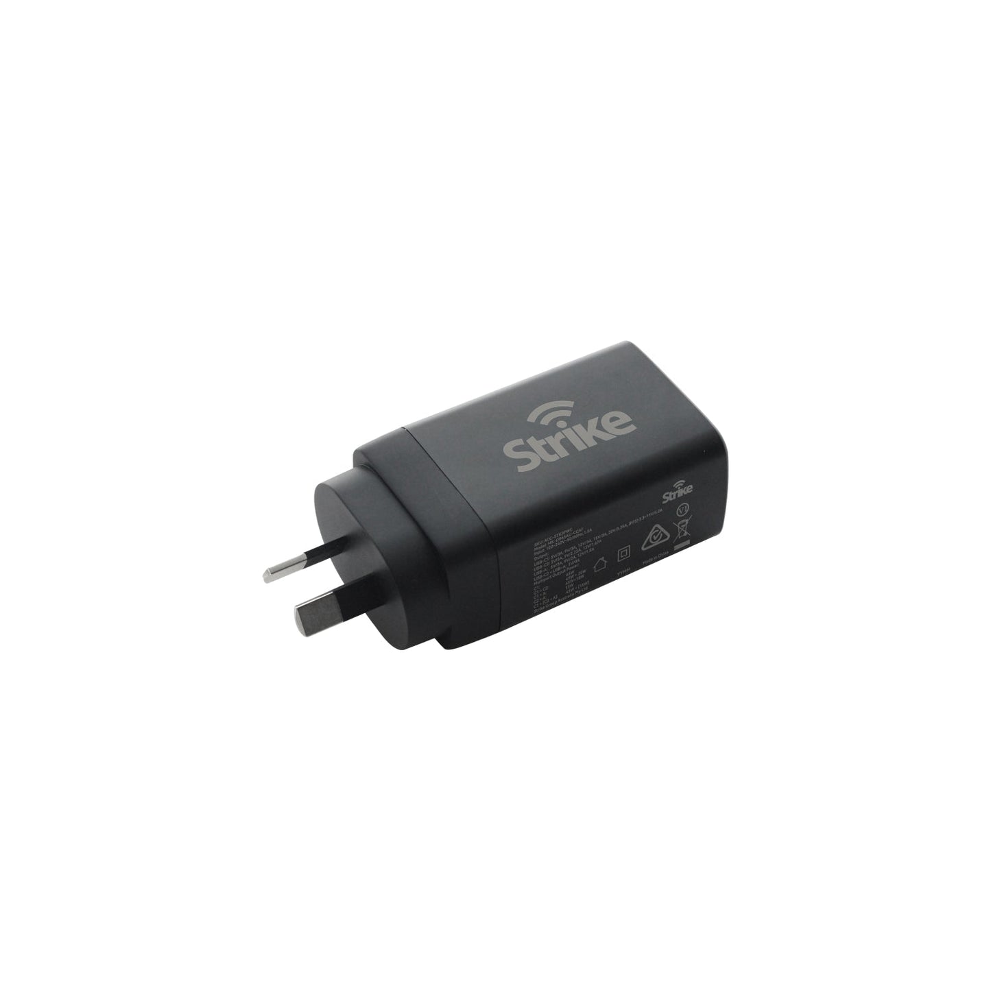 Strike 65W GaN 3-Port Fast Wall Charger