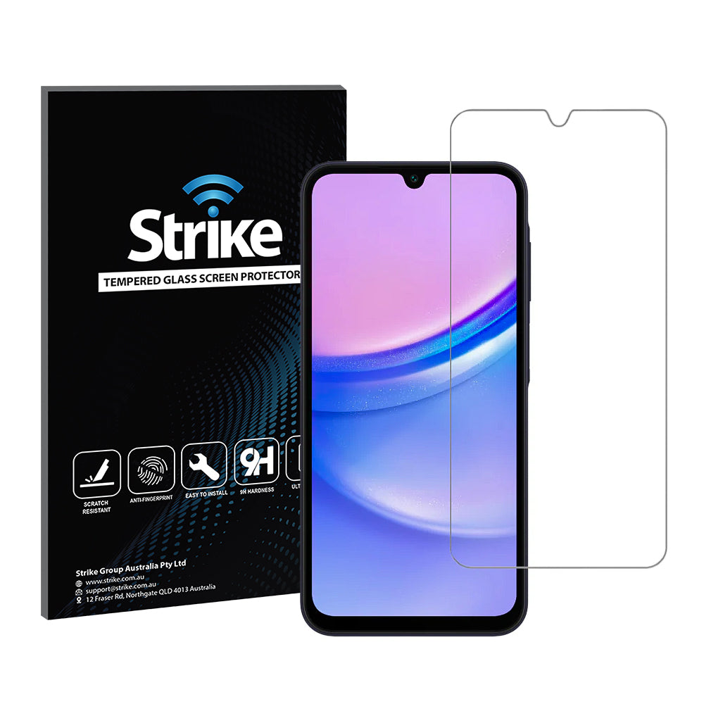 Strike Tempered Glass Screen Protector for Samsung Galaxy A15