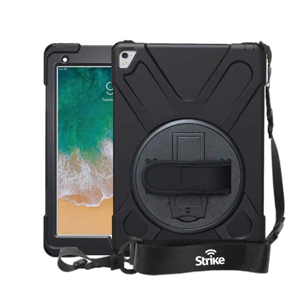 Strike Rugged Tablet Case with Hand Strap and Lanyard for Apple iPad Pro 9.7 (2016)