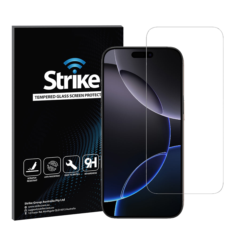 Strike Tempered Glass Screen Protector for Apple iPhone 16 Pro Max