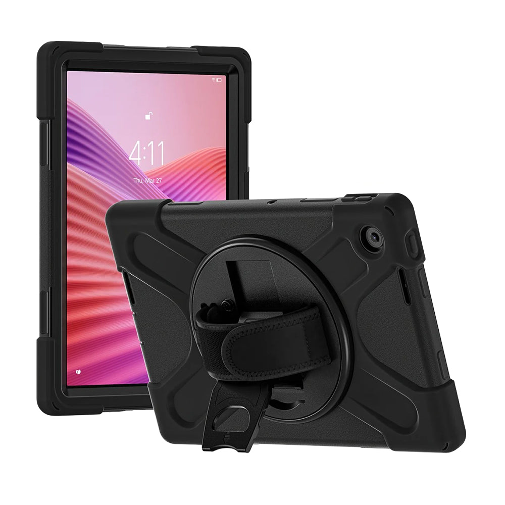 Strike Rugged Case with Hand Strap and Lanyard for Lenovo Tab 10"