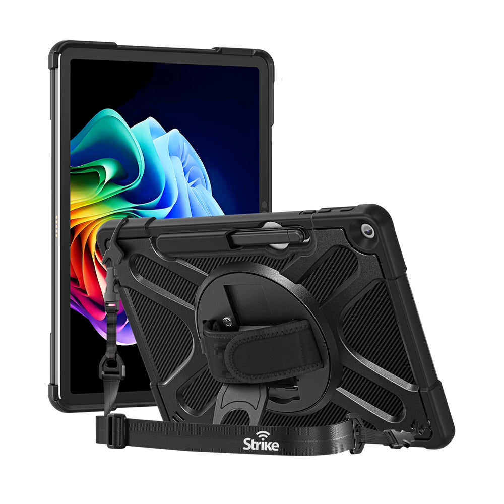 Strike Rugged Case with Hand Strap and Lanyard for Microsoft Surface Pro 12