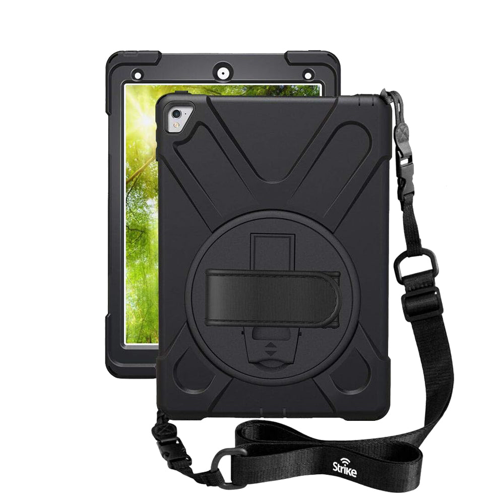 Strike Rugged Tablet Case with Hand Strap and Lanyard for Apple iPad Pro 9.7 (2016)
