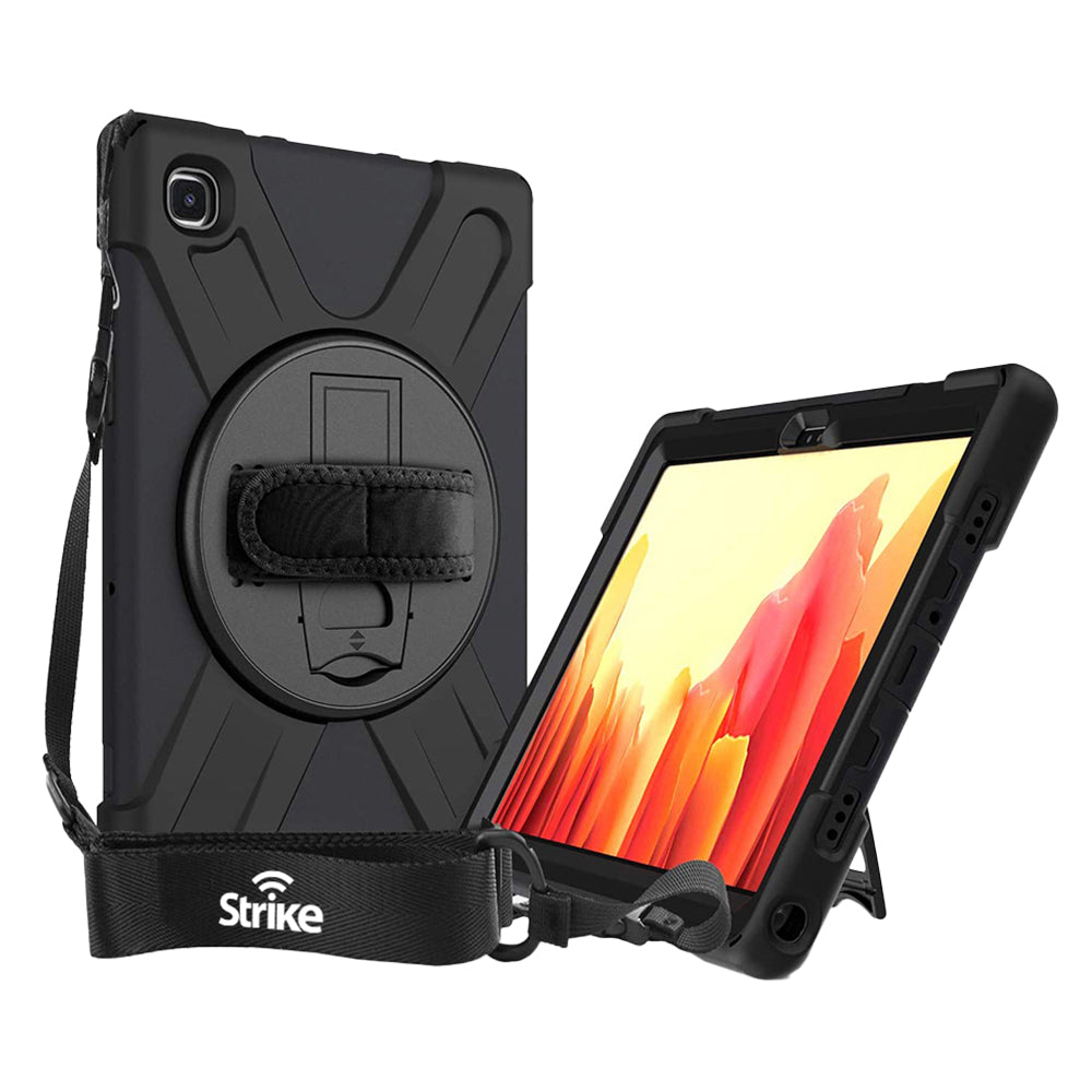 Strike Rugged Tablet Case with Hand Strap and Lanyard for Samsung Galaxy Tab A7 10.4"