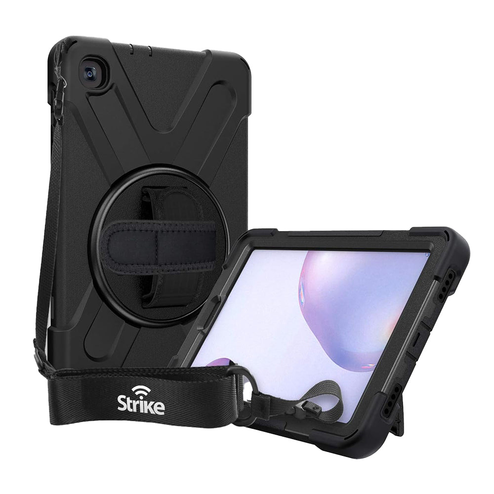 Strike Rugged Tablet Case with Hand Strap and Lanyard for Samsung Galaxy Tab A 8.4"