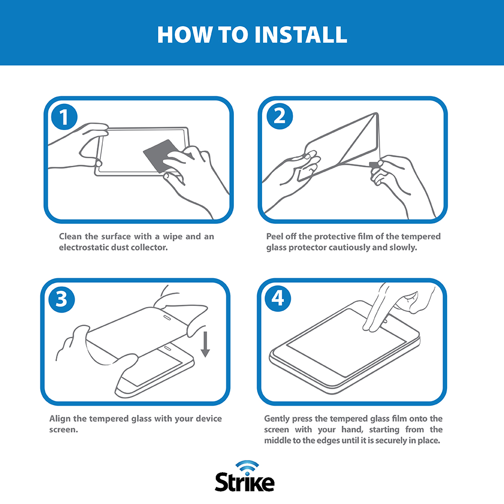 Tablet Screen Protector Installation Gide