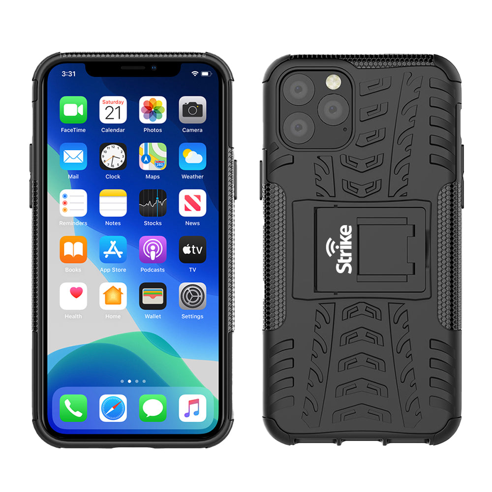 Strike Rugged Phone Case for Apple iPhone 11 Pro Max (Black)