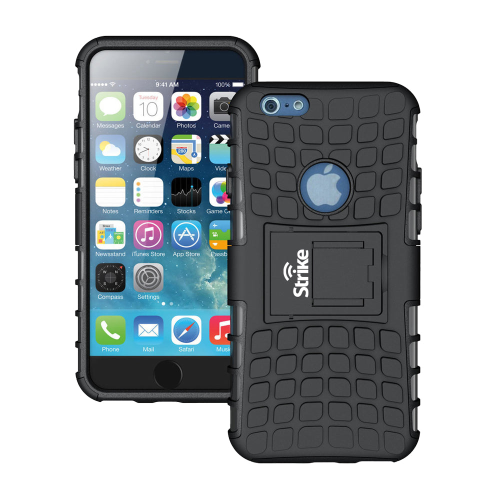 Strike Rugged Phone Case for Apple iPhone 6 / iPhone 6s (Black)
