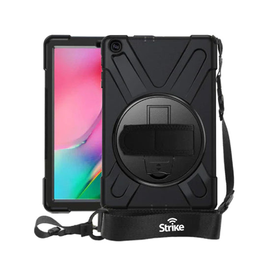 Strike Rugged Tablet Case with Hand Strap and Lanyard for Samsung Galaxy Tab A 10.1" (2019)
