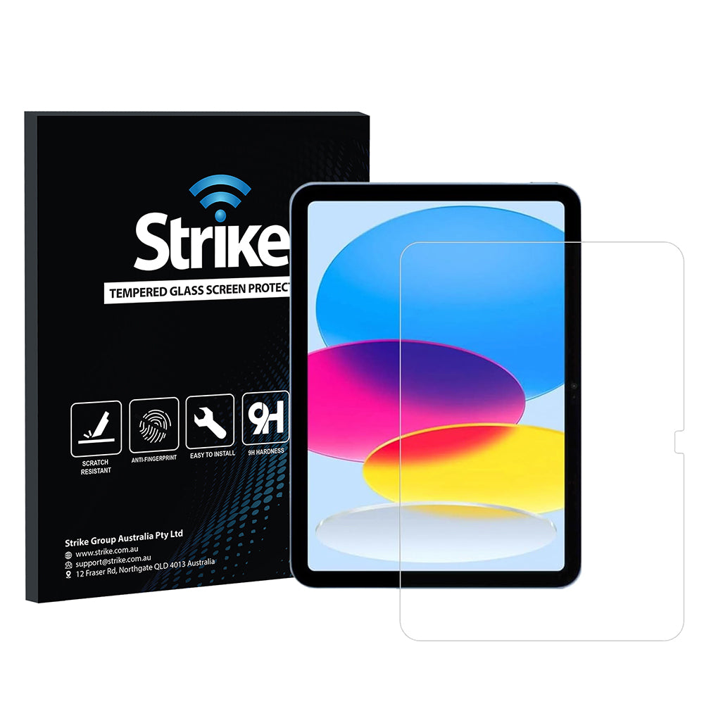 Strike Tempered Glass Screen Protector for Apple iPad 10.9" (10th Gen)