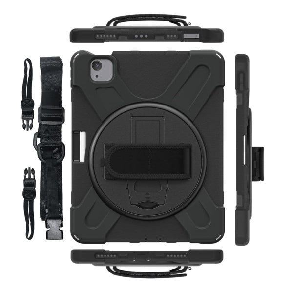 Strike Rugged Case with Hand Strap and Lanyard for Apple iPad Pro 11" (1st/2nd/3rd/4th Gen)