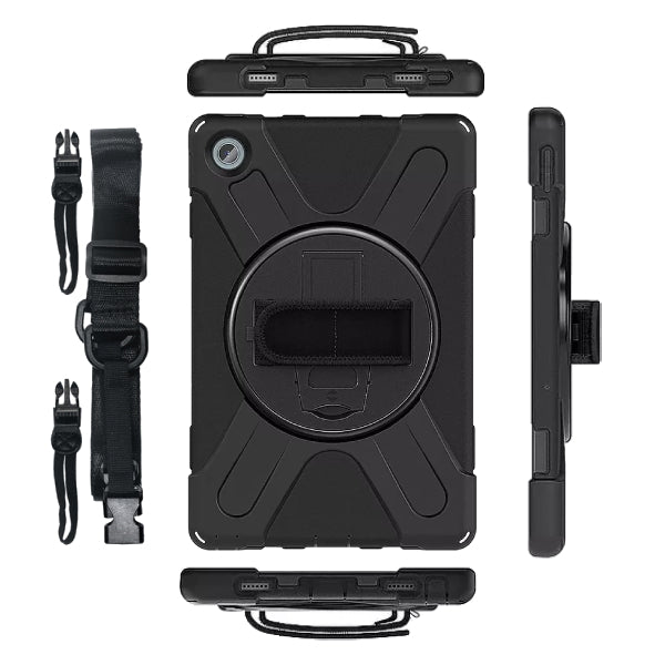Strike Rugged Case with Hand Strap and Lanyard for Lenovo Tab M10 Plus (3rd Gen)