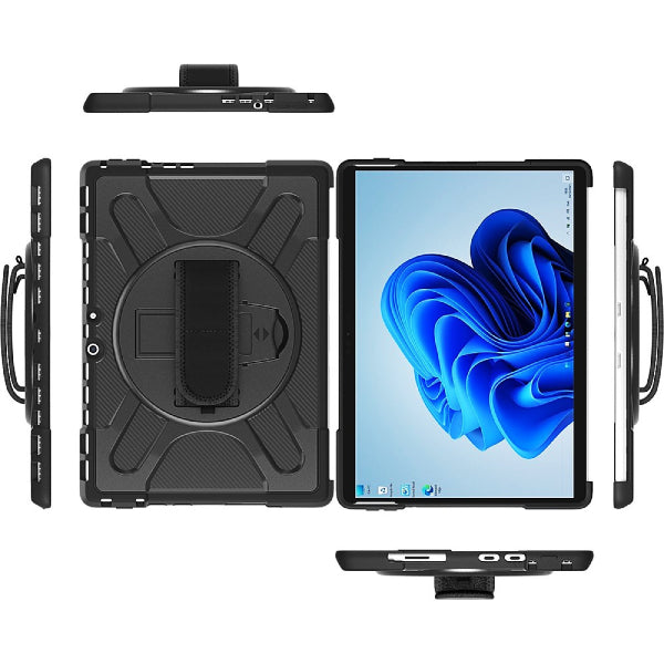 Strike Rugged Tablet Case with Hand Strap for Microsoft Surface Pro 9