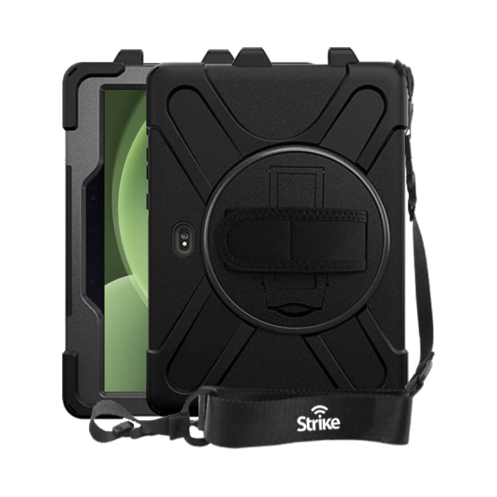 Strike Rugged Case with Hand Strap and Lanyard for Samsung Galaxy Tab Active5 Pro