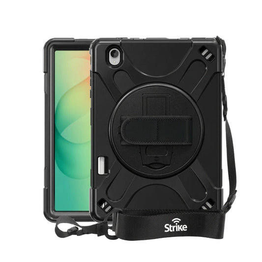 Strike Rugged Case with Hand Strap and Lanyard for Samsung Galaxy Tab S12+