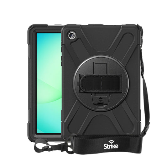 Strike Rugged Case with Hand Strap and Lanyard for Samsung Galaxy Tab A11+