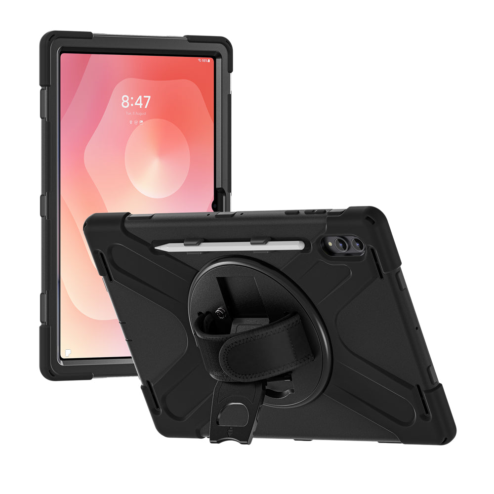 Strike Rugged Case with Hand Strap and Lanyard for Samsung Galaxy Tab S11 Ultra