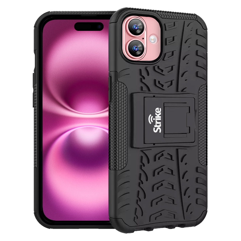 Strike Rugged Case for Apple iPhone 16 Plus (Black)