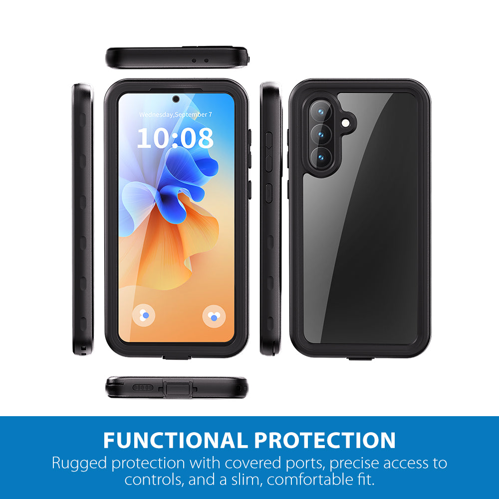 Strike Waterproof Case for Samsung Galaxy A56 (Black)