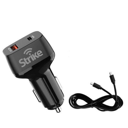 Strike USB-C Fast Car Charger Bundle