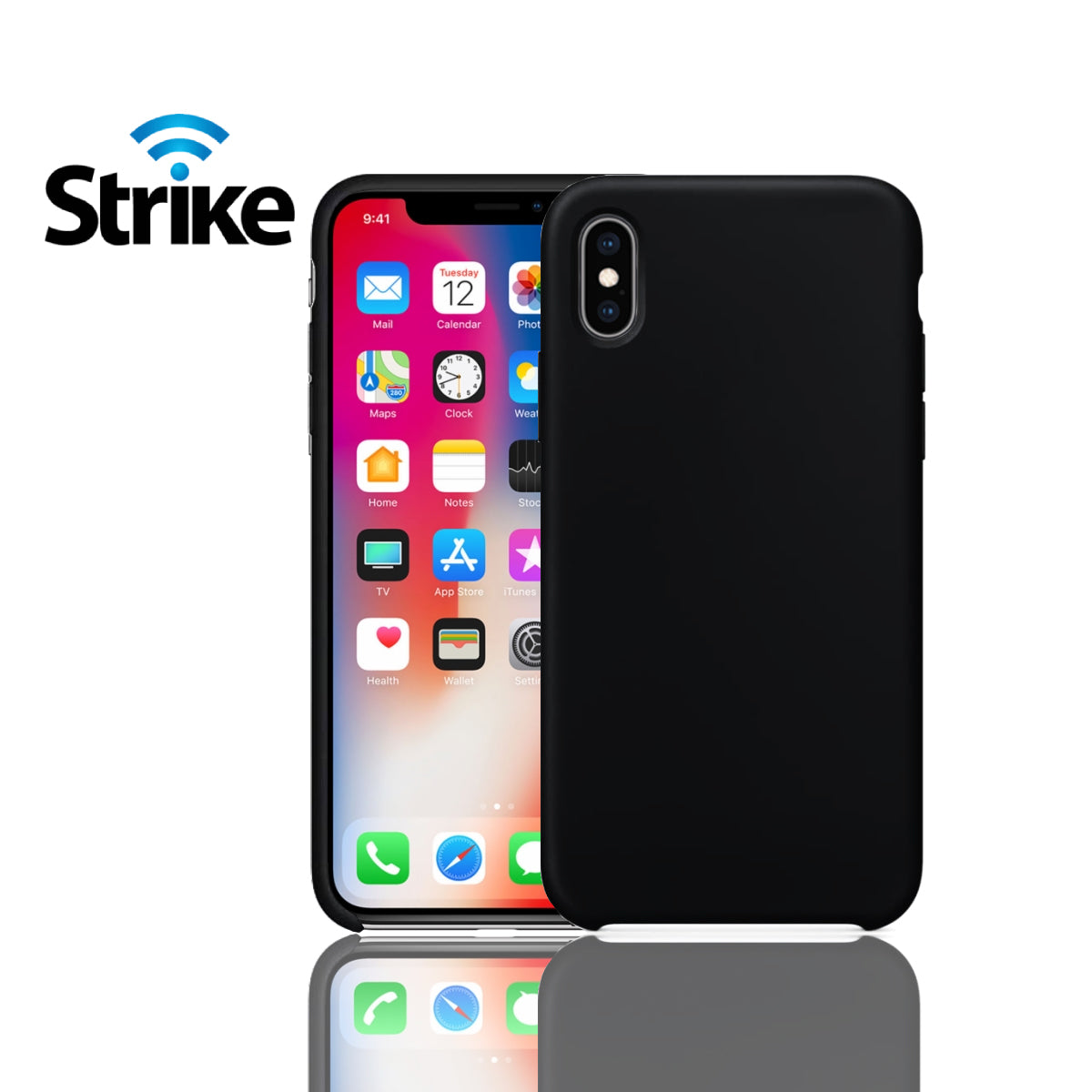 Strike iPhone X/XS Slim Case (Black)-image-1