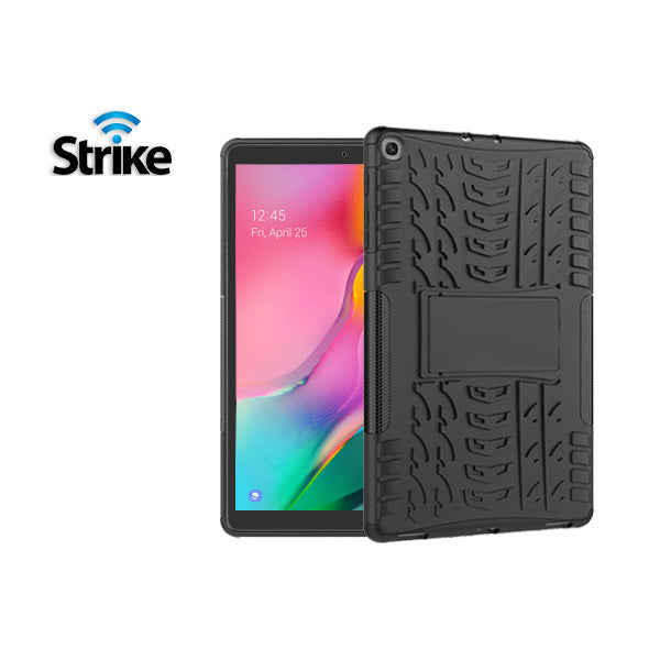 Strike Rugged Case with Tempered Glass Screen Protector for Samsung Galaxy Tab A 10.1'' (2019)-image-3