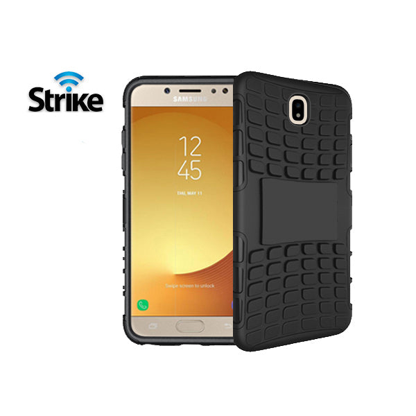 Strike Rugged Phone Case for Samsung Galaxy J7 Pro (Black)