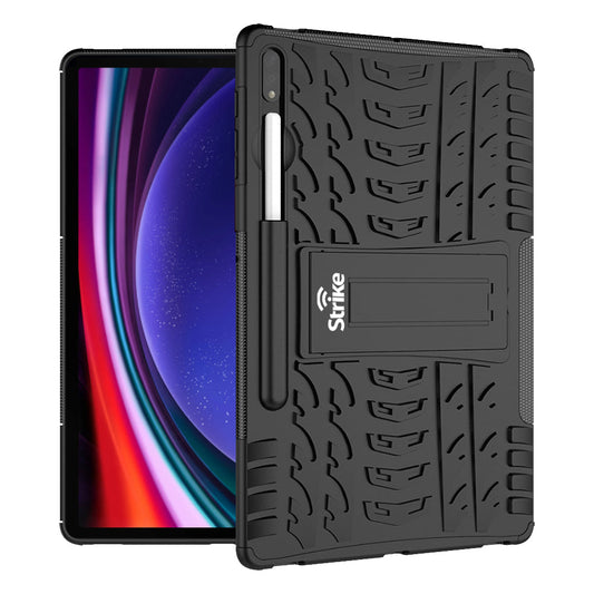 Strike Rugged Case for Samsung Galaxy Tab S9 FE+ (Black)